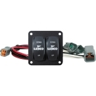 Double Rocker Trim Tab Switch Kit - Lenco 10222-211D