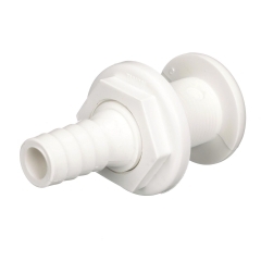Attwood 3872-3 White Thru Hull Connector 0.63