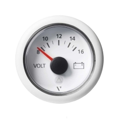 ViewLine White Battery Voltmeter, 8-16 volt | Veratron A2C59512546