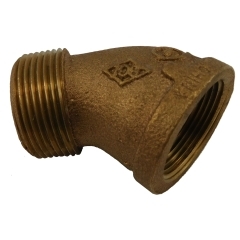ACR Industries 44-205 Bronze Street Elbow Fitting, 45 Degree - 1 inch