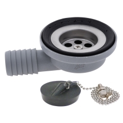 Ambassador Marine S01-0101-BP-R 1-1/2 inch 95 Degree Drain