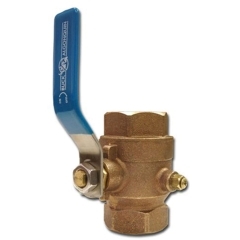 Buck Algonquin 00BBV38LP Low Profile Bronze Ball Valve, 3/8 inch 