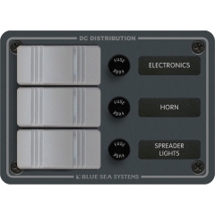 Blue Sea 8054 3 Position Water Resistant Fuse Panel