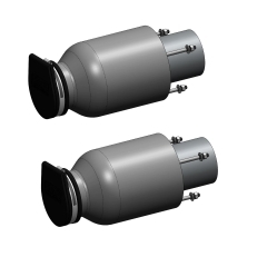 Corsa Performance Marine 12650-1 ASR (Acoustic Sound Reflection) Marine Muffler - 4 in. Hose x 6.5 OD