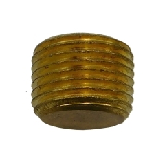Crusader 444705 1/2 inch Hex Brass Pipe Plug
