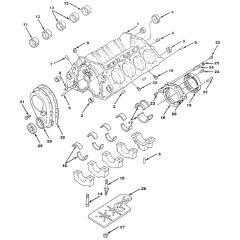 Cylinder Block Assembly - Crusader CM305XL