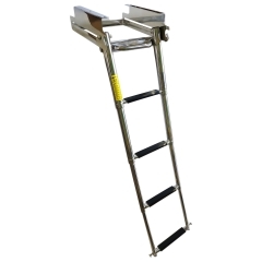 Garelick 19624-70  4 Step Stainless Steel Sliding Ladder