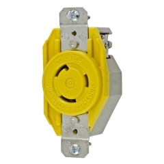 HUBB-HBL23CM10 20A&nbsp;125V 2P 3W locking receptacle