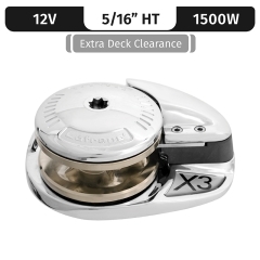 12 volt Low-Profile Project 1500 Windlass, 1500 watt | Lofrans LW7942LX-5/16