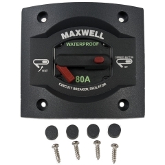 Maxwell P100790 80 amp Breaker / Isolator Panel 