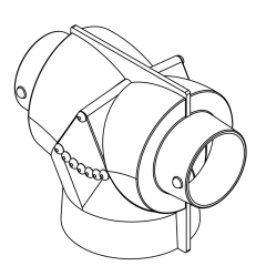  MSI Marine AT644 6" x 4"  x 4"  Adapter T 