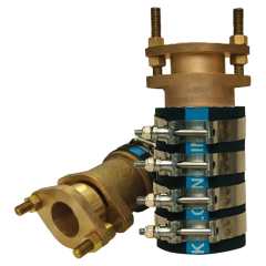 Buck Algonquin 00PB250GHN Bronze Heavy Duty Self Aligning Packing Box with Gland - 2-1/2 Inch Shaft, 4 Inch Hose I.D.