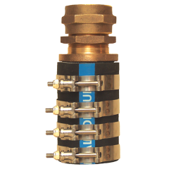 Buck Algonquin 00PB150 Bronze Self Aligning Packing Box with Spud - 1-1/2 Inch Shaft, 2-1/2 Inch Hose I.D.