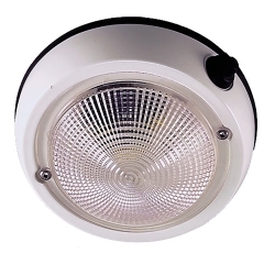 Perko 1253DP2WHT White Exterior Surface Mount Dome Light