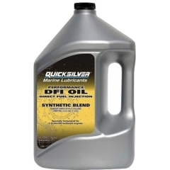 Quicksilver 92-858037Q01 1 Gallon 2-Stroke Direct Injection Synthetic Blend Oil 