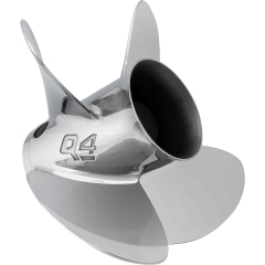 Quicksilver 48-8M0103533 Q4 14.6 X 23 LH Stainless Steel Propeller