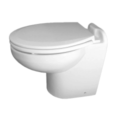 Raritan 220HF Series Fresh Water Marine Elegance Toilet w/Flush Control - Angled Back Bowl