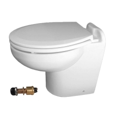 Raritan 220HR01202 Marine Elegance Toilet, 12V - Raw Water w/Push Button Control