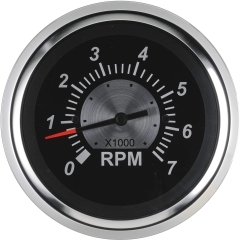 Sierra 67363P Black Sterling Series 7000 RPM Tachometer