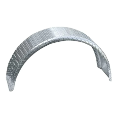 Single 9 inch Aluminum Tread Brite Fender | Tie Down Engineering 44836