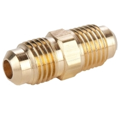 45 Degree Flare to Flare Brass Union - 3/8 in. x 1/4 in. | UFLEX USA 42F-6