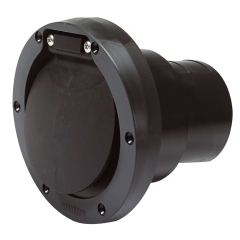 Vetus TRC45PV Plastic Transom Exhaust Connection with Flapper